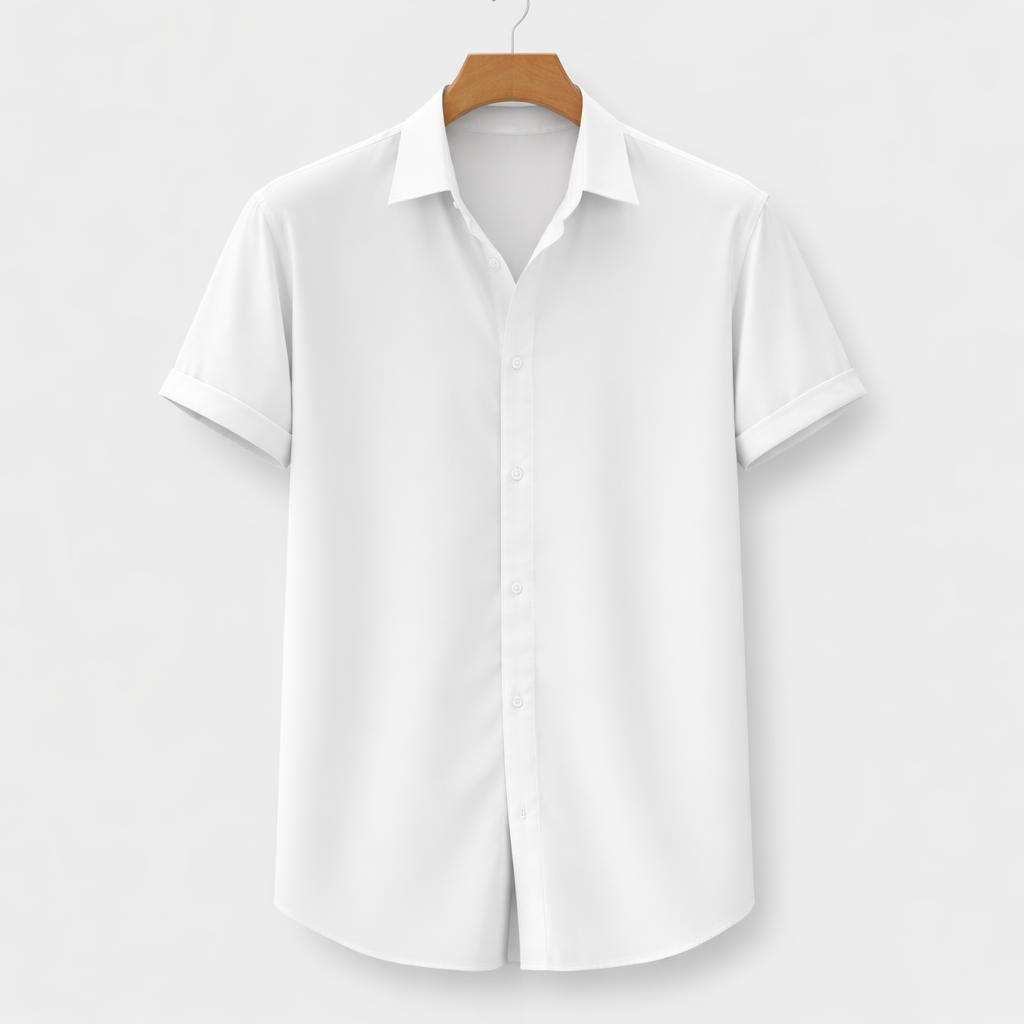 Bella Boston – White Summer Linen Button-Down Shirt